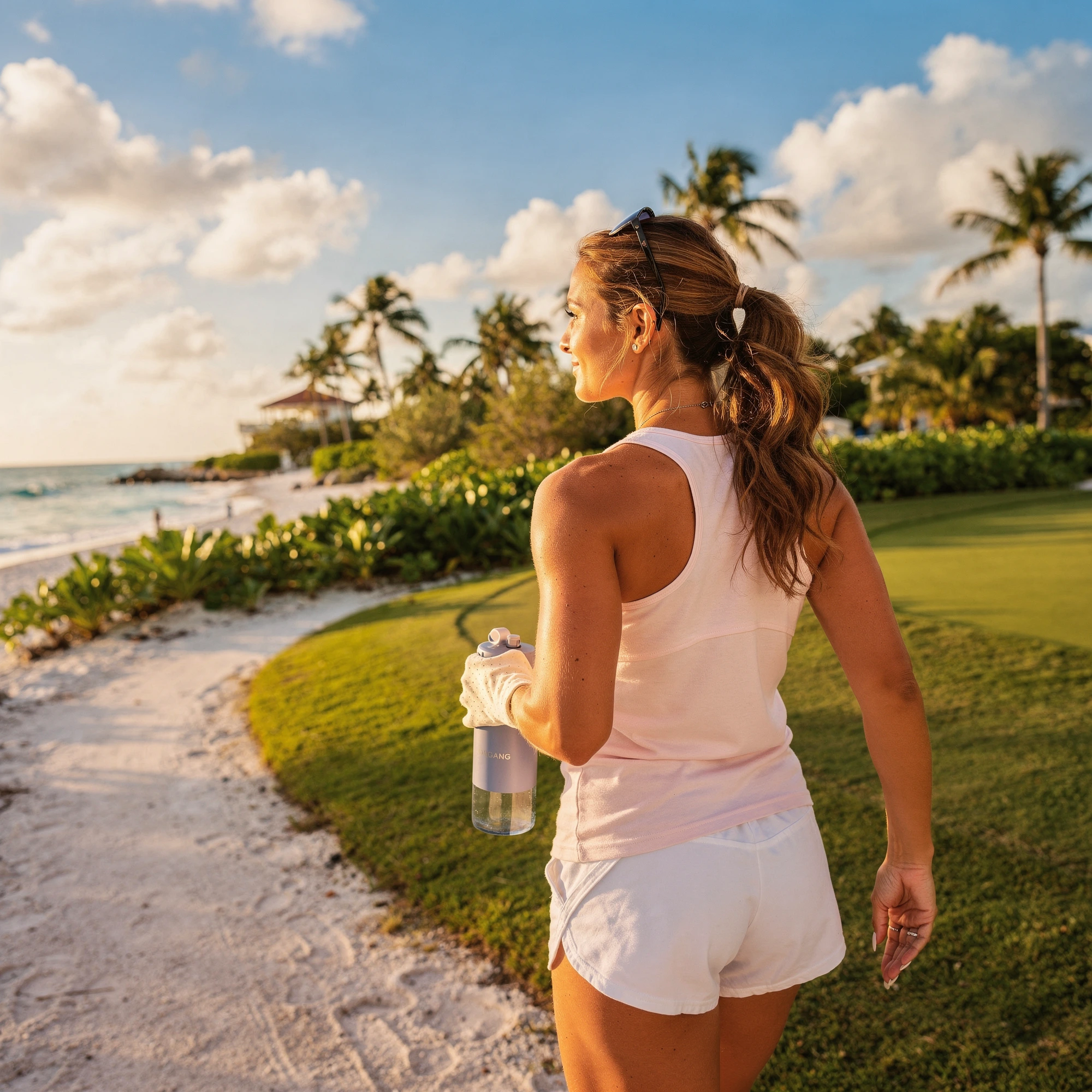 Active woman outdoors on the Southwest Florida coast - conditions treated for Sanibel, FL patients at Florida Bladder Institute